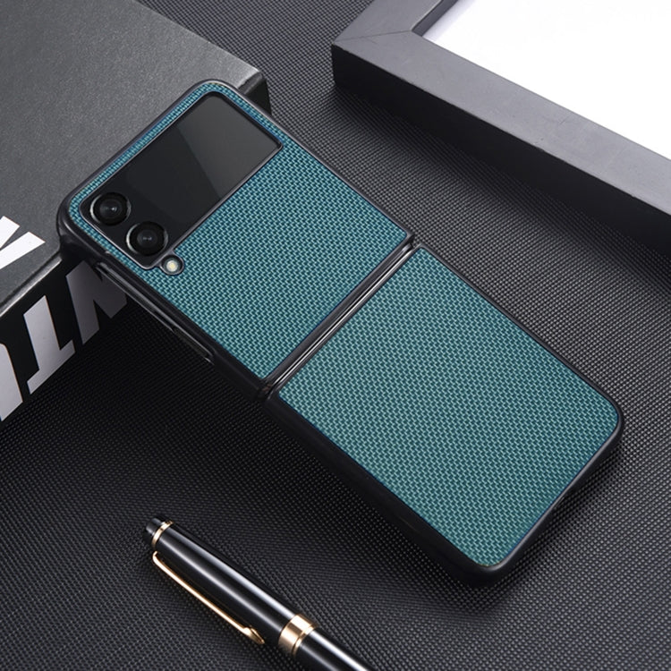 For Samsung Galaxy Z Flip4 5G Nylon Cloth Texture Shockproof PC+TPU Phone Case