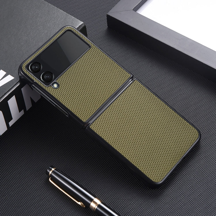 For Samsung Galaxy Z Flip4 5G Nylon Cloth Texture Shockproof PC+TPU Phone Case