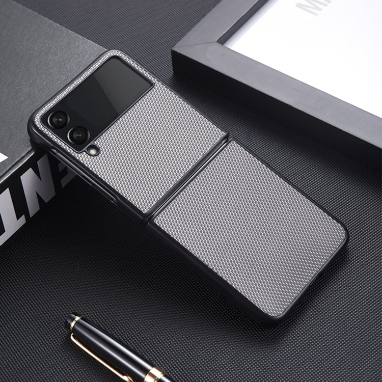 For Samsung Galaxy Z Flip4 5G Nylon Cloth Texture Shockproof PC+TPU Phone Case