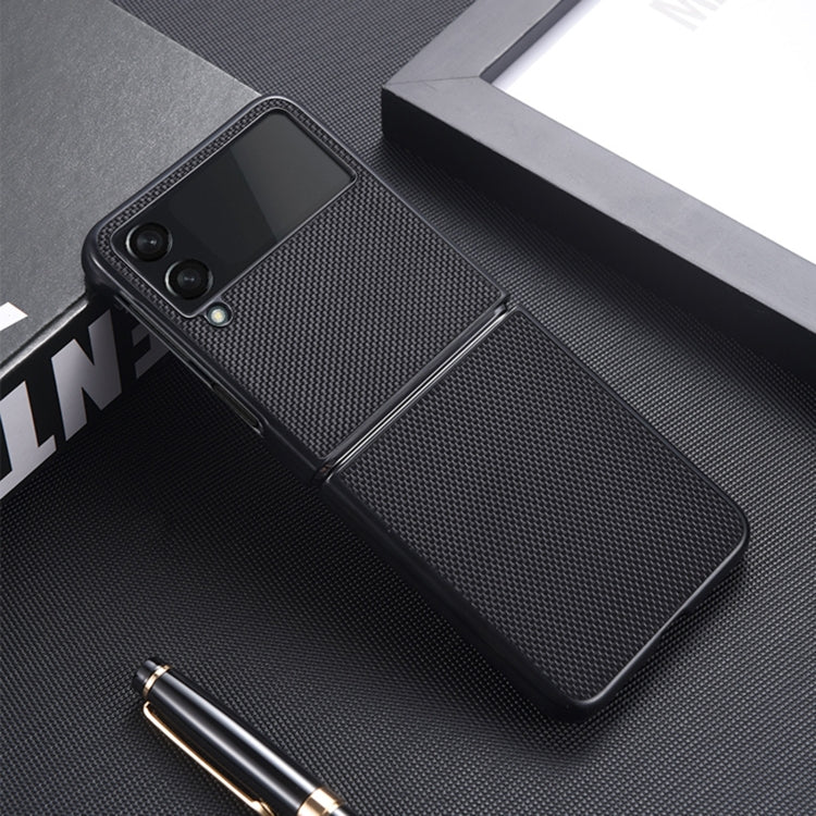 For Samsung Galaxy Z Flip4 5G Nylon Cloth Texture Shockproof PC+TPU Phone Case