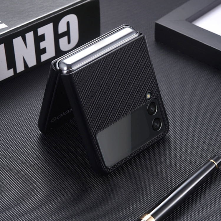 For Samsung Galaxy Z Flip4 5G Nylon Cloth Texture Shockproof PC+TPU Phone Case