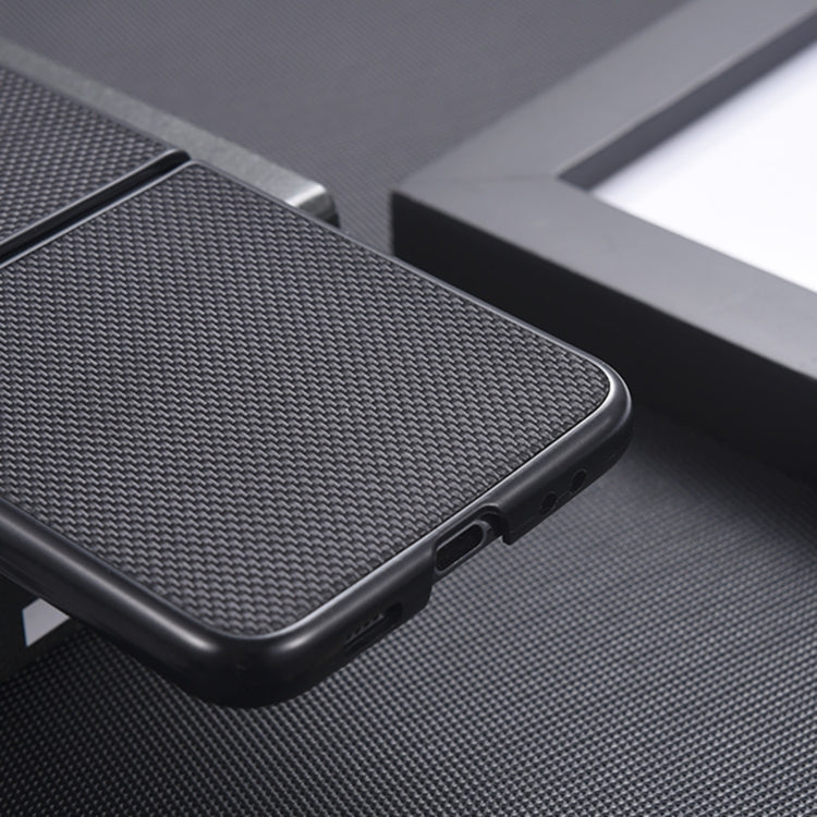 For Samsung Galaxy Z Flip4 5G Nylon Cloth Texture Shockproof PC+TPU Phone Case
