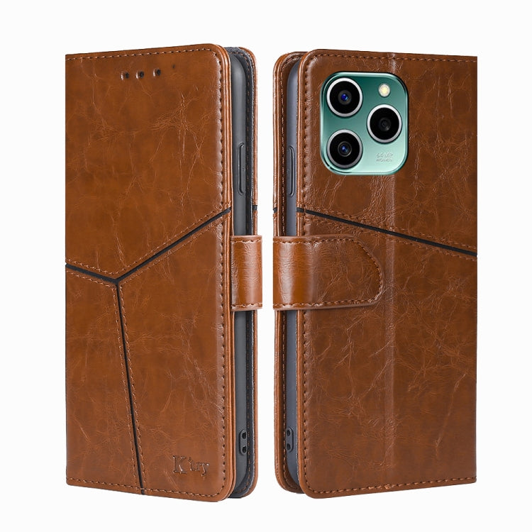 For Honor 60 SE Geometric Stitching Horizontal Flip Leather Phone Case