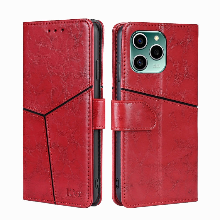 For Honor 60 SE Geometric Stitching Horizontal Flip Leather Phone Case