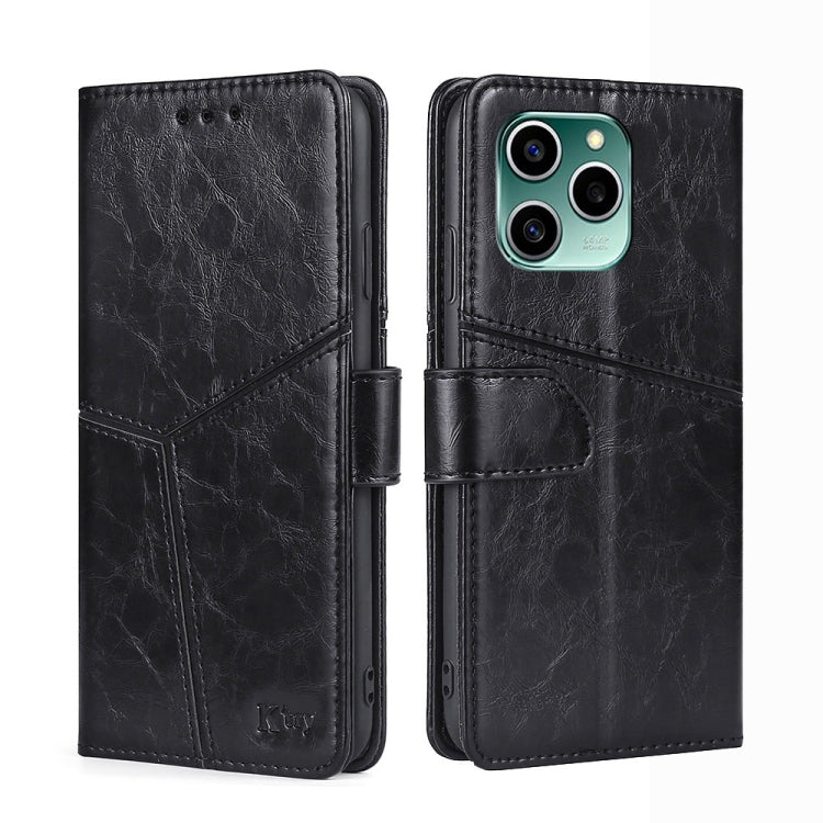For Honor 60 SE Geometric Stitching Horizontal Flip Leather Phone Case