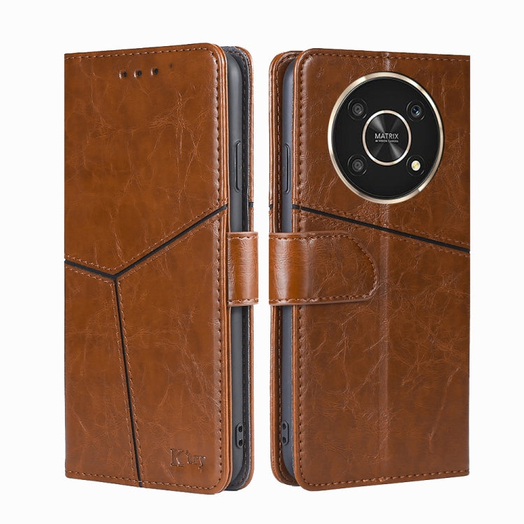 For Honor X30 Geometric Stitching Horizontal Flip Leather Phone Case