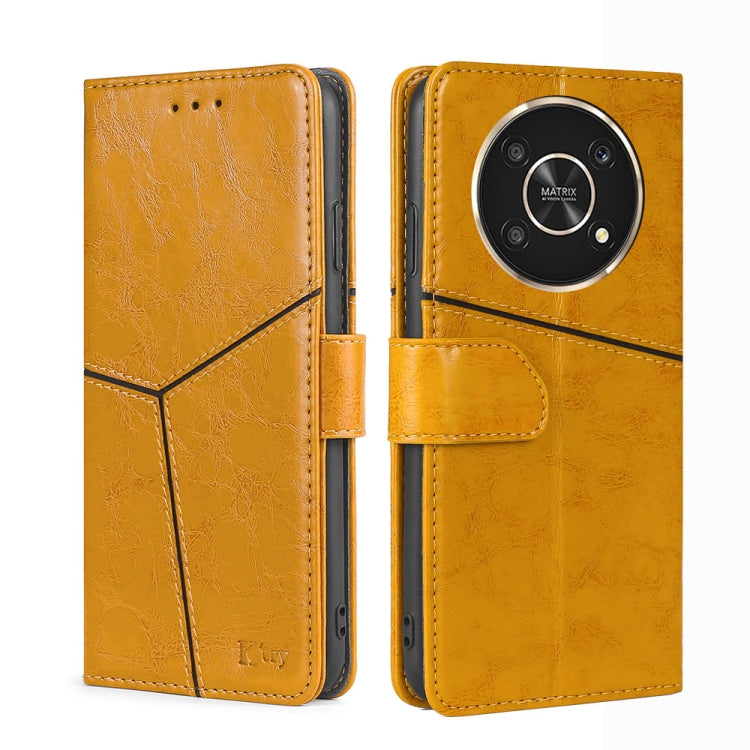 For Honor X30 Geometric Stitching Horizontal Flip Leather Phone Case