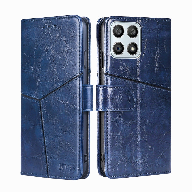 For Honor X30i Geometric Stitching Horizontal Flip Leather Phone Case