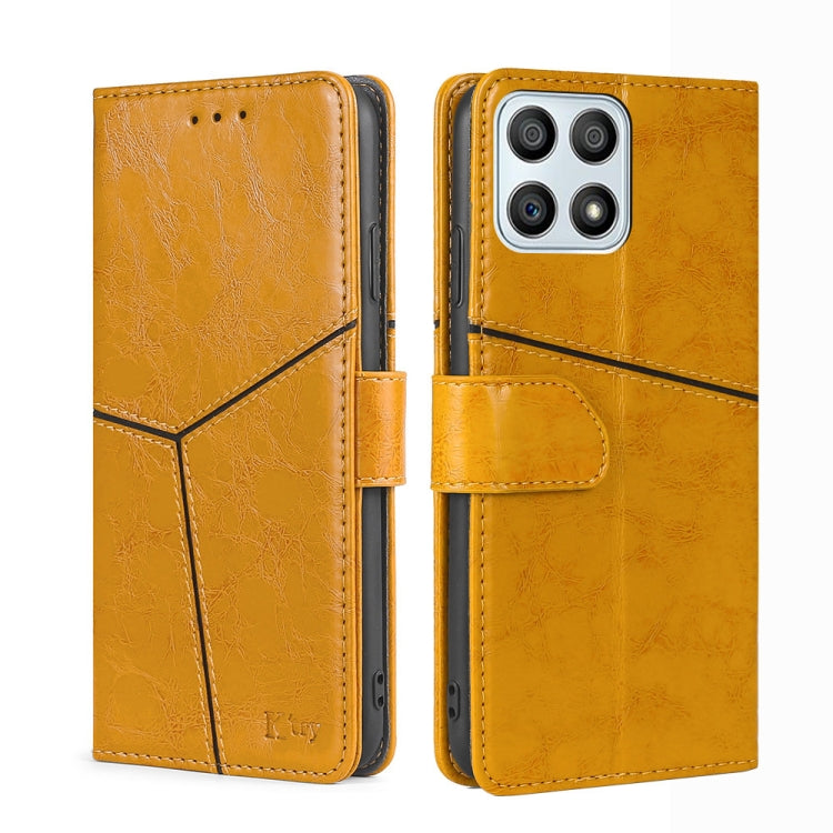 For Honor X30i Geometric Stitching Horizontal Flip Leather Phone Case