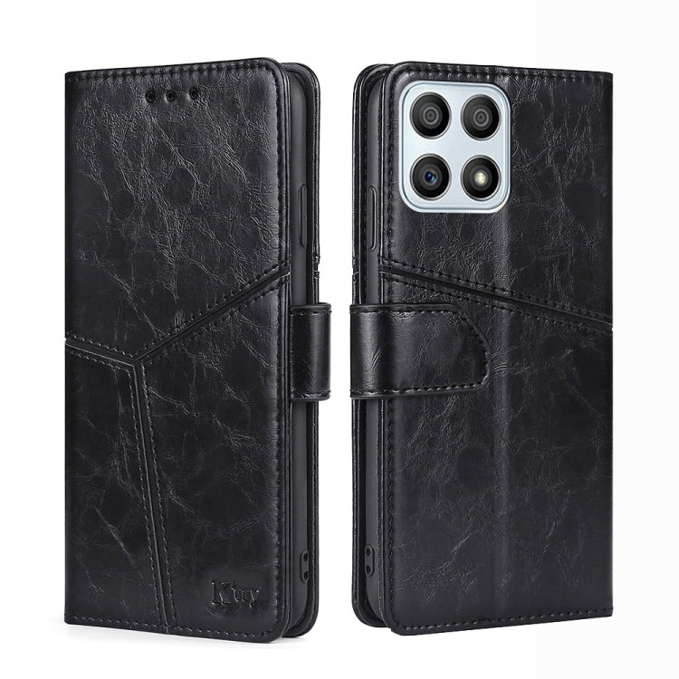 For Honor X30i Geometric Stitching Horizontal Flip Leather Phone Case