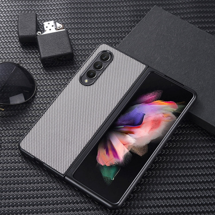 For Samsung Galaxy Z Fold4 5G Nylon Cloth Texture Shockproof PC+TPU Phone Case