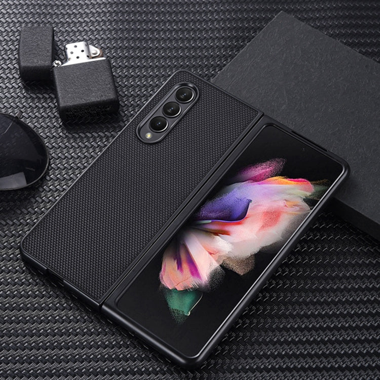 For Samsung Galaxy Z Fold4 5G Nylon Cloth Texture Shockproof PC+TPU Phone Case