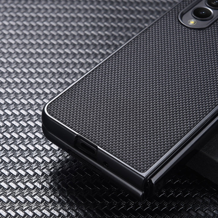 For Samsung Galaxy Z Fold4 5G Nylon Cloth Texture Shockproof PC+TPU Phone Case