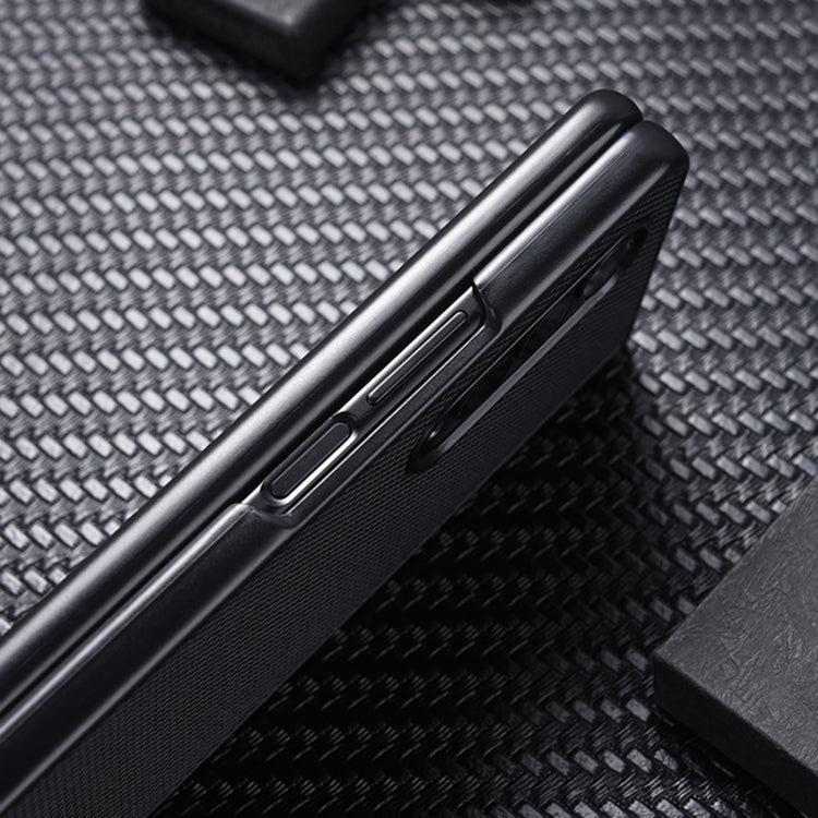 For Samsung Galaxy Z Fold4 5G Nylon Cloth Texture Shockproof PC+TPU Phone Case