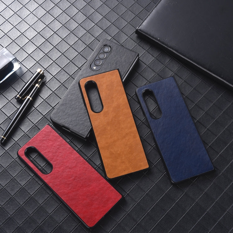 For Samsung Galaxy Z Fold4 5G PU Leather Shockproof Phone Case