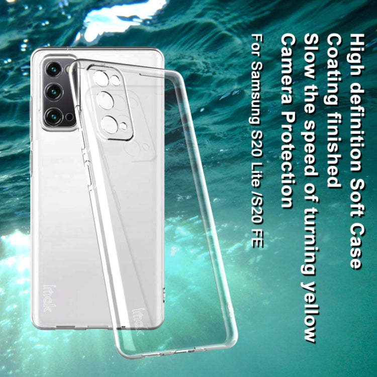 For Samsung Galaxy S20 Lite/S20 FE 4G/S20 FE 5G IMAK UX-10 Series Transparent Shockproof TPU Protective Phone Case