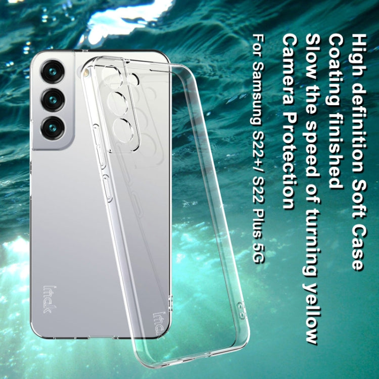 For Samsung Galaxy S22+ 5G/S22 Plus 5G IMAK UX-10 Series Transparent Shockproof TPU Protective Phone Case