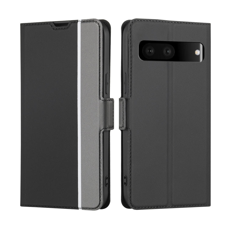 For Google Pixel 7 5G Twill Texture Side Button Leather Phone Case