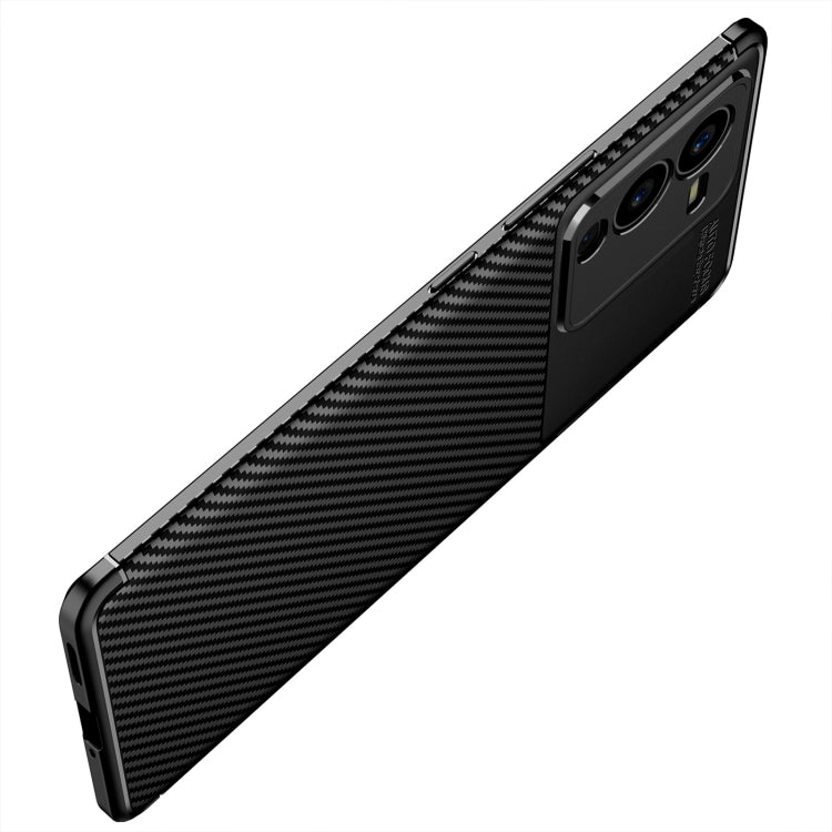 For vivo S15 Pro Carbon Fiber Texture Shockproof TPU Phone Case