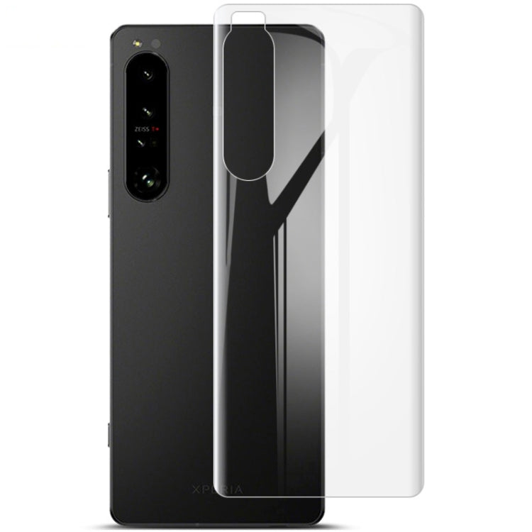 For Sony Xperia 1 IV 2 PCS IMAK 0.15mm Curved Full Screen Protector Hydrogel Film Back Protector