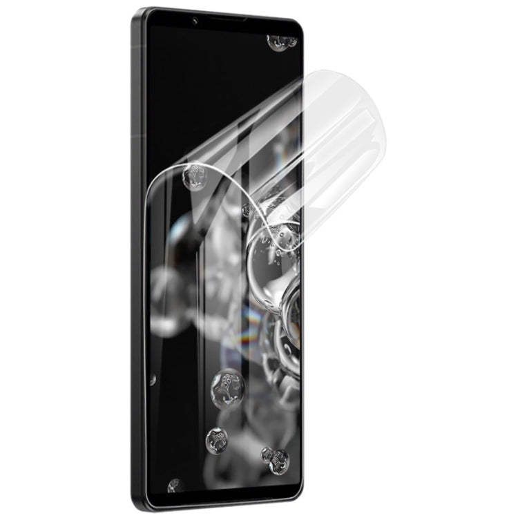 For Sony Xperia 1 IV IMAK 0.15mm Curved Full Screen Protector Hydrogel Film Front Protector