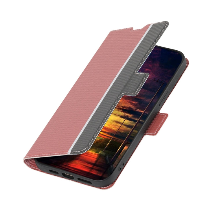 For Samsung Galaxy S21 5G Twill Texture Side Button Leather Phone Case