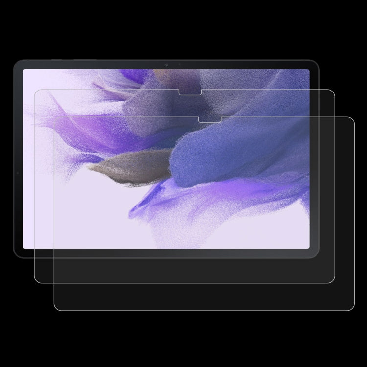 2 PCS 9H 2.5D Explosion-proof Tempered Tablet Glass Film For Samsung Galaxy Tab S7 FE