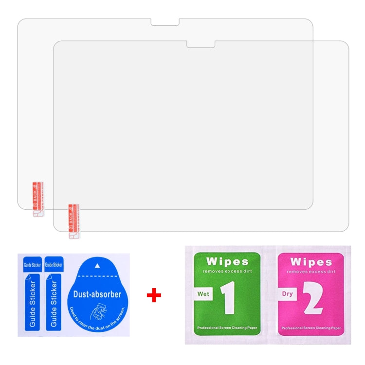 2 PCS 9H 2.5D Explosion-proof Tempered Tablet Glass Film For TCL Tab 10s / Enjoy 2 / T10 / T10S / Honor X8 / Honor 8 Lite / Lenovo K10C X6E6F