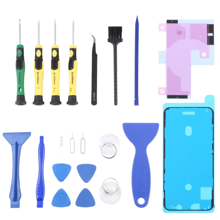 JIAFA JF-8182 21 in 1 Battery Adhesive + LCD Frame Waterproof Adhesive + Repair Tool Set For iPhone 11 Pro Max