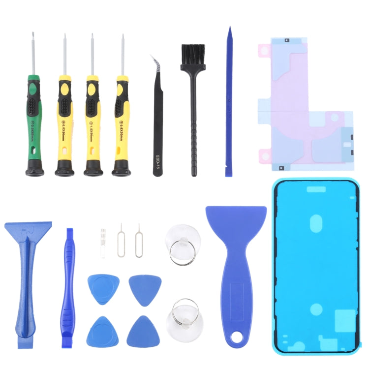 JIAFA JF-8182 21 in 1 Battery Adhesive + LCD Frame Waterproof Adhesive + Repair Tool Set For iPhone 11 Pro