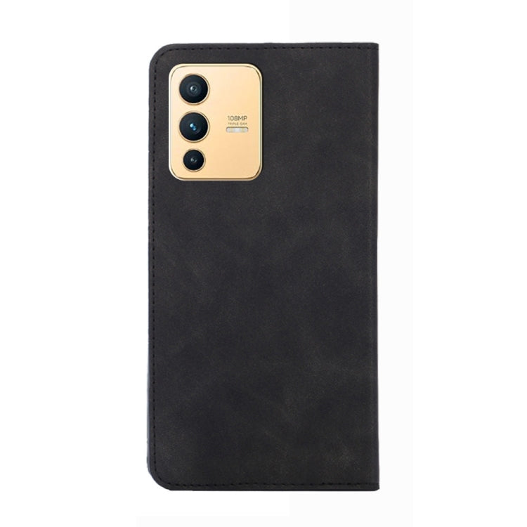 For vivo S12 / V23 5G Skin Feel Magnetic Horizontal Flip Leather Phone Case