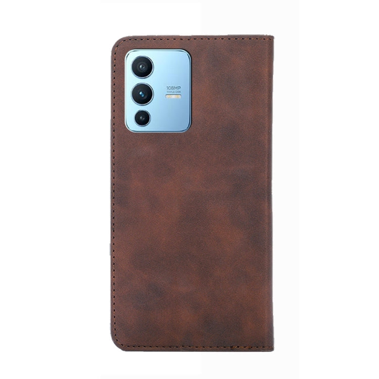 For vivo S12 Pro 5G / V23 Pro Skin Feel Magnetic Horizontal Flip Leather Phone Case