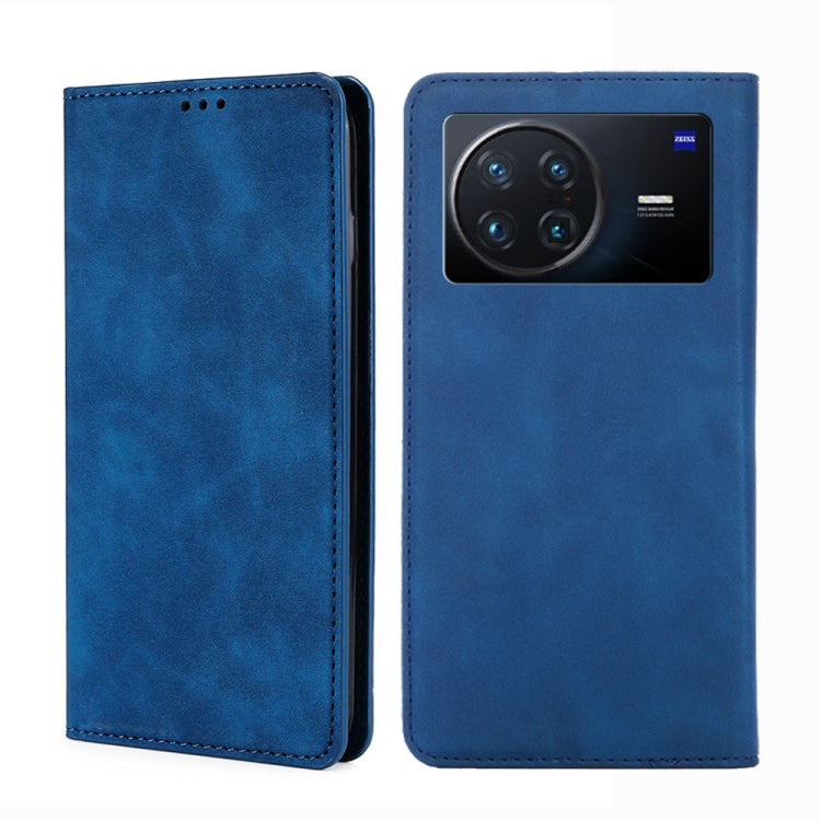 For vivo X Note 5G Skin Feel Magnetic Horizontal Flip Leather Phone Case