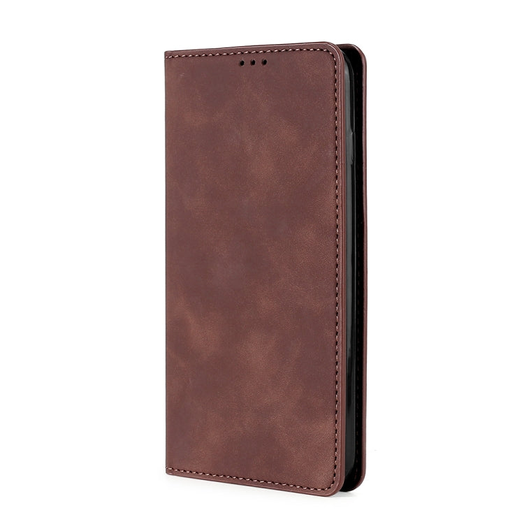 For vivo X80 Skin Feel Magnetic Horizontal Flip Leather Phone Case