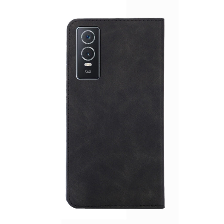 For vivo Y76s / Y74s Skin Feel Magnetic Horizontal Flip Leather Phone Case