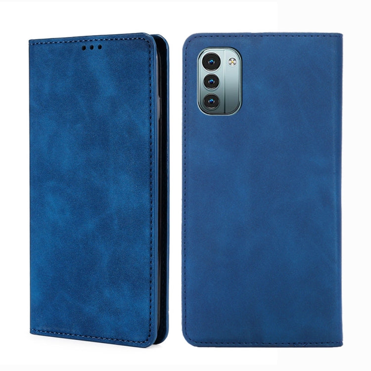 For Nokia G21 / G11 Skin Feel Magnetic Horizontal Flip Leather Phone Case