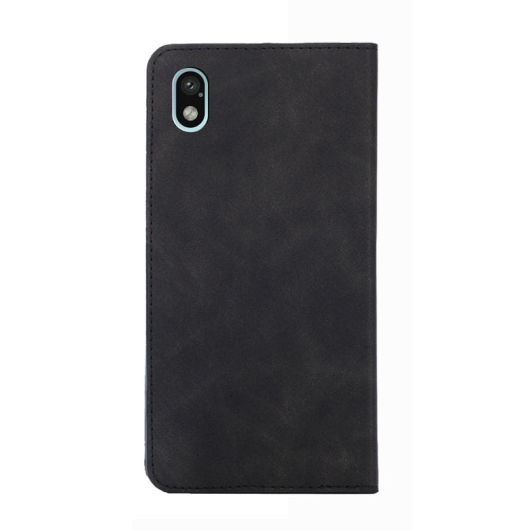 For Sony Xperia Ace III Skin Feel Magnetic Horizontal Flip Leather Phone Case