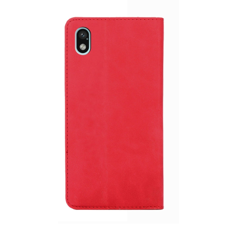 For Sony Xperia Ace III Skin Feel Magnetic Horizontal Flip Leather Phone Case