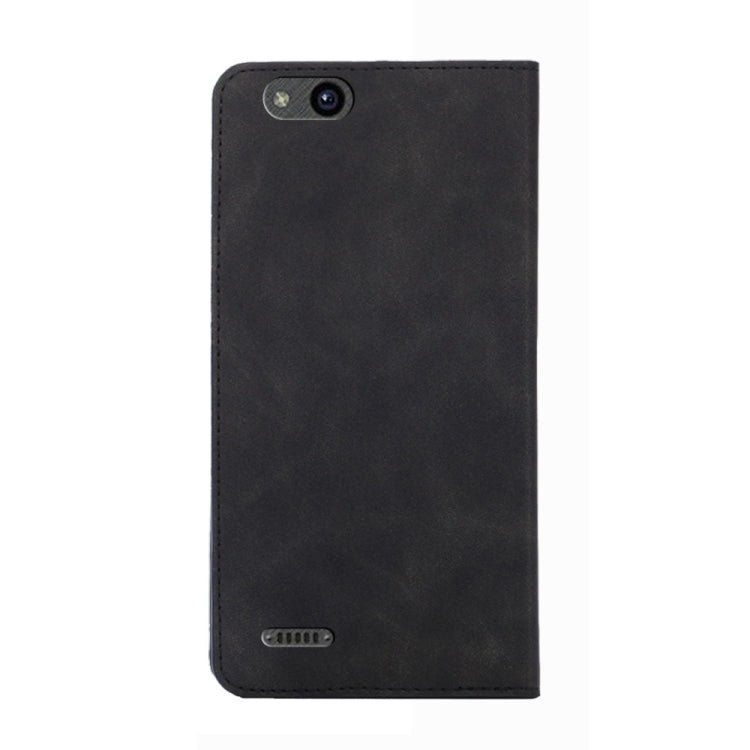 For ZTE Tempo X / Vantage Z839 / N9137 Skin Feel Magnetic Flip Leather Phone Case