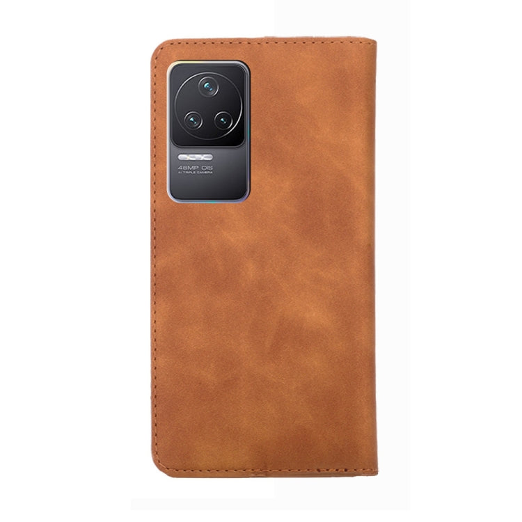 For Xiaomi Redmi K50 / K50 Pro Skin Feel Magnetic Flip Leather Phone Case