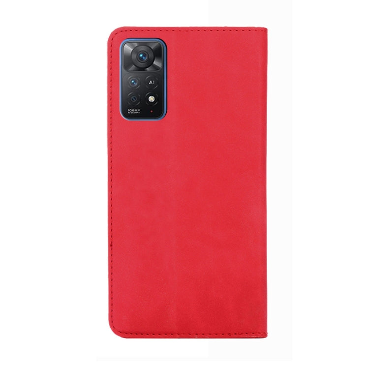 For Xiaomi Redmi Note 11 Pro 4G/5G Global Skin Feel Magnetic Flip Leather Phone Case