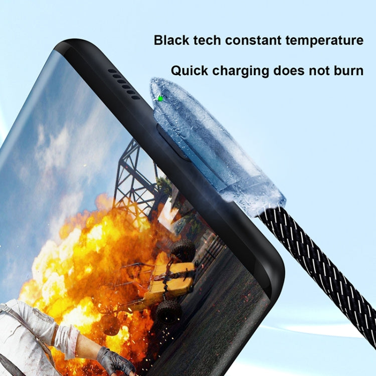 FLOVEME YXF226756_1 6A USB to USB-C / Type-C Interface Fully Compatible Shark Fast Charging Data Cable, Cable Length:0.5m