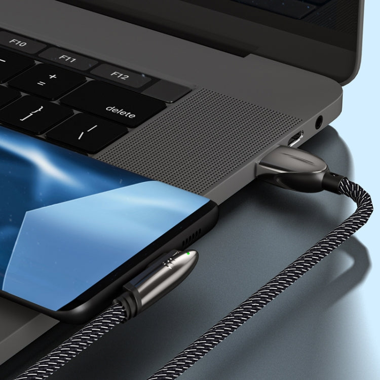 FLOVEME YXF226756_1 6A USB to USB-C / Type-C Interface Fully Compatible Shark Fast Charging Data Cable, Cable Length:1.8m