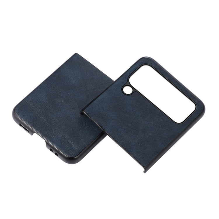 For Samsung Galaxy Z Flip4 Cowhide Texture PU Phone Case