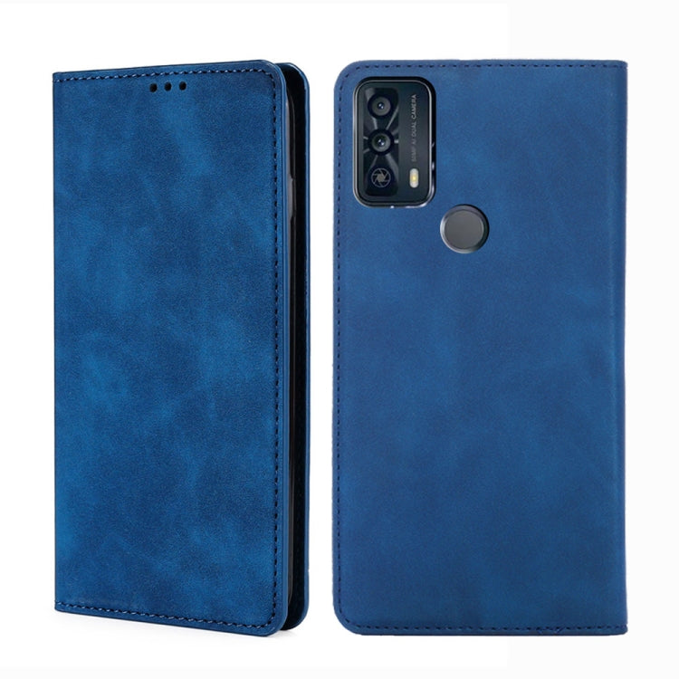 For TCL 20B-6159K Skin Feel Magnetic Horizontal Flip Leather Phone Case