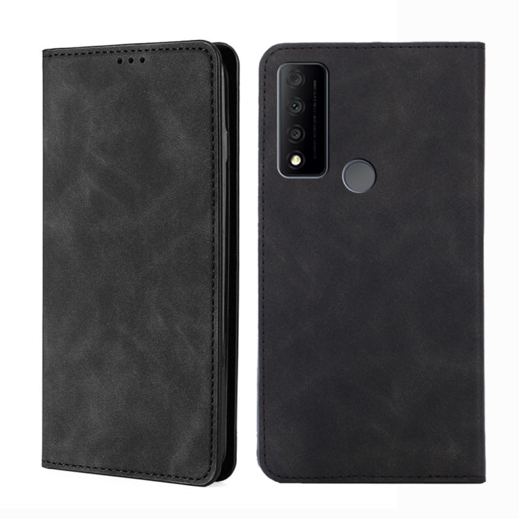 For TCL 30 V 5G-T781S Skin Feel Magnetic Horizontal Flip Leather Phone Case
