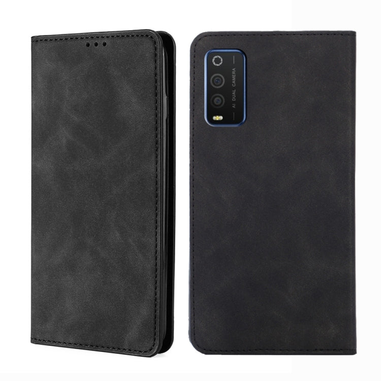 For TCL 205 Skin Feel Magnetic Horizontal Flip Leather Phone Case