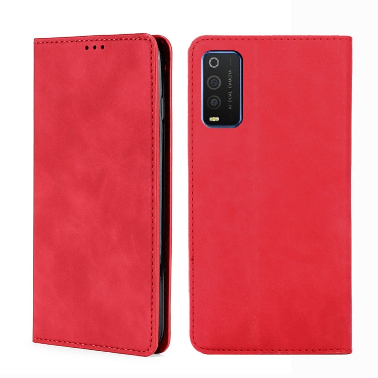 For TCL 205 Skin Feel Magnetic Horizontal Flip Leather Phone Case