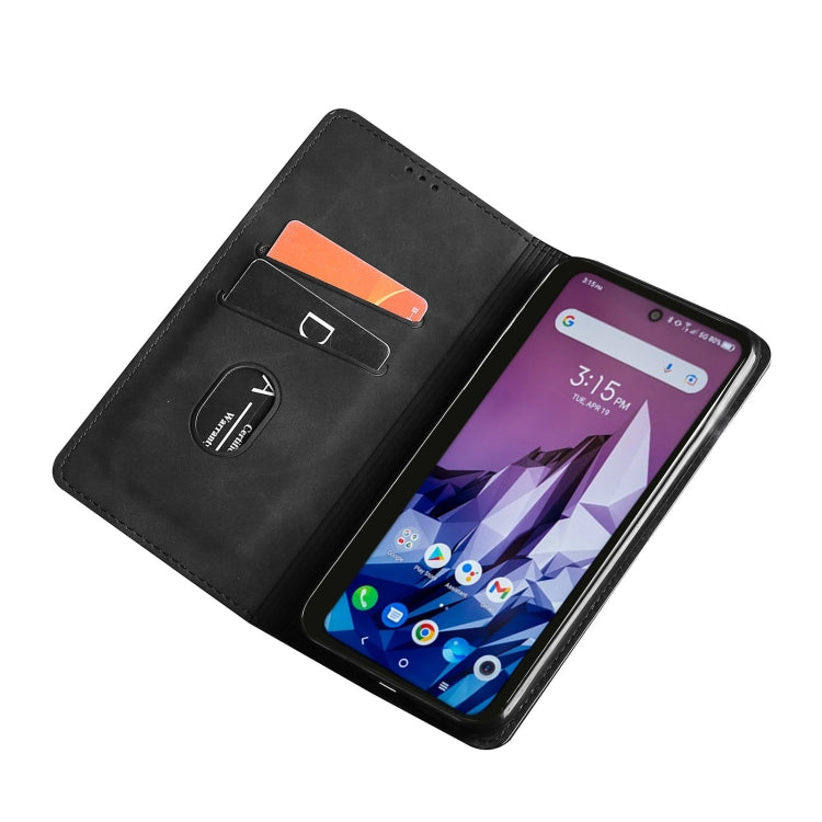 For Alcatel 1B 2022 Skin Feel Magnetic Horizontal Flip Leather Phone Case