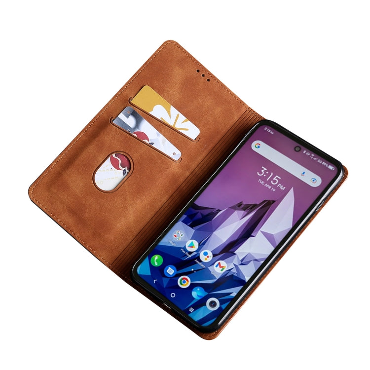 For Alcatel 1B 2022 Skin Feel Magnetic Horizontal Flip Leather Phone Case